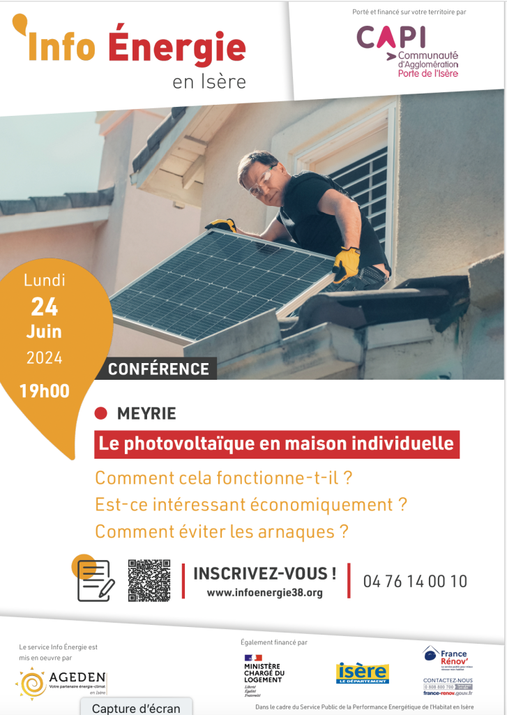 CONFERENCE PHOTOVOLTAIQUE