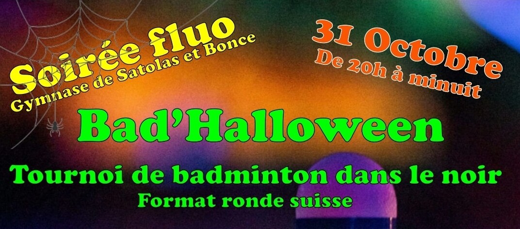 SatoBad - soirée bad'halloween 2024