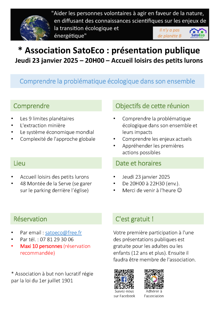 Présentation 23 janvier 2025